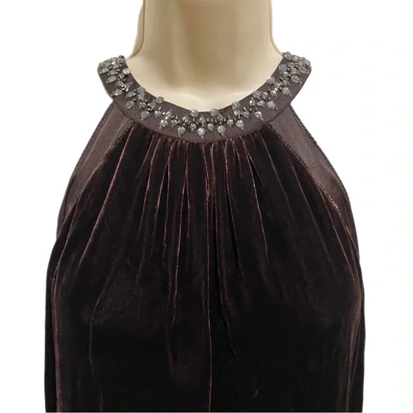 zara velvet brown dress Brown Velvet Dress Inspiration From Zara